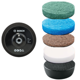 POWERFUL BOSCH PAD HOLDER WITH VELCRO ATTATCHMENT, 51MM, USE WITH CORDLESS UNIVERSAL BRUSH