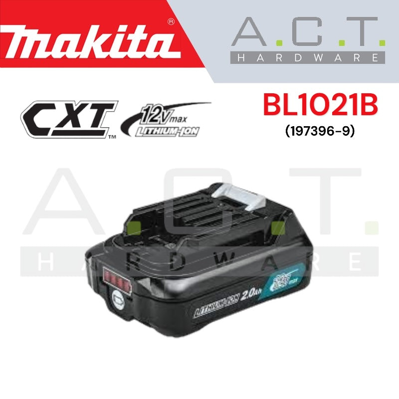 MAKITA BL1021B 12V LI-ION BATTERY 2.0AH WITH BATTERY FUEL GAUGE MAKITA BL1021B 12V LI-ION BATTERY 2.0AH WITH BATTERY FUEL GAUGE