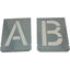 Hunter Letter Stencil Plate Set, 25mm to 150mm