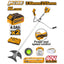 INGCO 40V(2X20V) STRING TRIMMER & BUSH CUTTER 2X4.0AH & CHARGER CSTLI202522