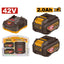 INGCO 42V 2X2.0AH + CHARGER BATTERY KIT FBCPM20221