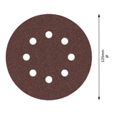 Bosch 125MM (5") Orbital Sanding Disc For Random Orbital Sanders, PRO E466 Series (5PC/PKT)