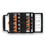 KENDO 9PC SCREWDRIVER SET WITH PLASTIC RACK - 20214