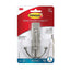 3M COMMAND BATH DOUBLE HOOKS LARGE SATIN NICKEL (BATH36)