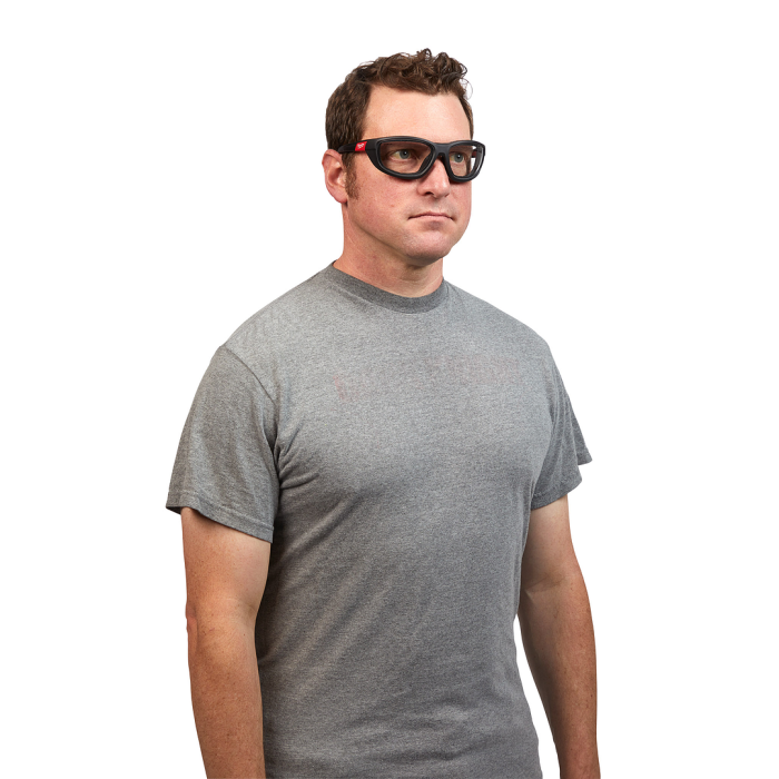 MILWAUKEE 48-73-2040A CLEAR HIGH PERFORMANCE SAFETY GLASSES WITH GASKET MILWAUKEE 48-73-2040A CLEAR HIGH PERFORMANCE SAFETY GLASSES WITH GASKET