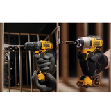 DEWALT 12V XR DCK2111L2T-B1, CORDLESS COMBO KIT (IMPACT DRILL + HAMMER DRILL + 2 X 3.0AH BATTERIES + CHARGER)