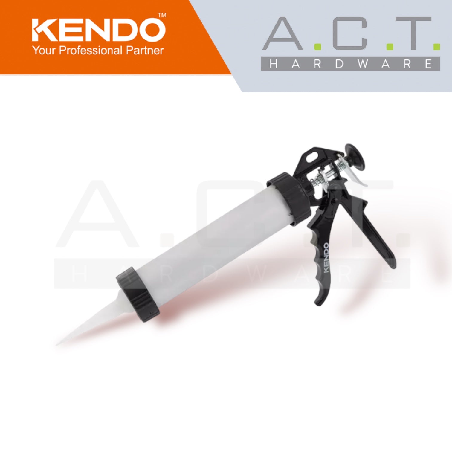 KENDO ALUMINIUM CAULKING GUN - 45405