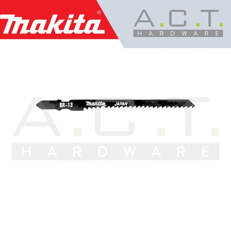 MAKITA JIG SAW BLADE, BAYONET TYPE, (FINISH/THICK WOOD/SPLINTER-FREE CUTS), NO: BR-13 (A-85793) MAKITA JIG SAW BLADE, BAYONET TYPE, (FINISH/THICK WOOD/SPLINTER-FREE CUTS), NO: BR-13 (A-85793)