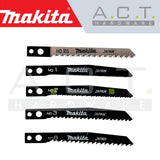MAKITA JIG SAW BLADE, ASSORTMENT (Makita Type No.1, No.2, No.3, No.8 & No.10S), A-86882 (5PCS)