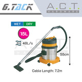 G.TACK WET AND DRY VACUUM CLEANER, 15L, BF500