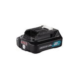 MAKITA BL1021B, 12V LI-ION BATTERY, 2.0AH (WITH BATTERY FUEL GAUGE)
