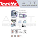 MAKITA CL117FDX2 CORDLESS CLEANER