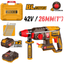 INGCO CRHLI422682, 42V Brushless SDS-PLUS Cordless Rotary Hammer Set, 26MM, With Accessories Set