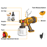 INGCO CSGLI2004, 20V LI-ION CORDLESS PAINT SPRAY GUN