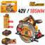 INGCO CSLI4218511, 42V Cordless Circular Saw Set, 185MM (7-1/4")