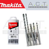 MAKITA T.C.T DRILL BIT SET (5PCS) FOR SDS-PLUS HAMMERS