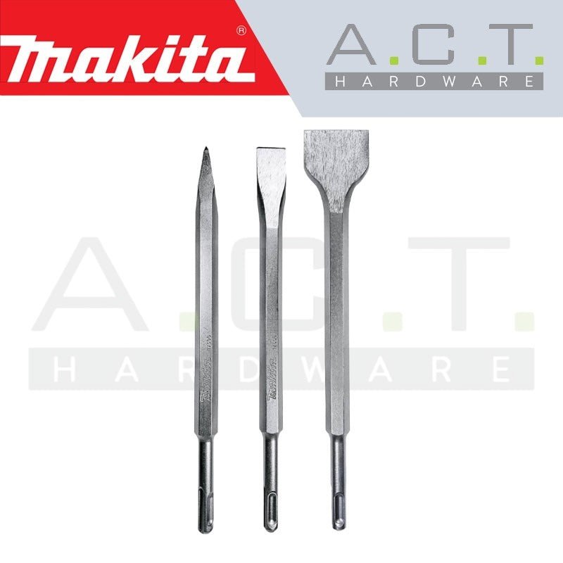 MAKITA CHISEL SET FOR SDS-PLUS HAMMERS, D-71314 MAKITA CHISEL SET FOR SDS-PLUS HAMMERS, D-71314