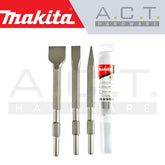 MAKITA CHISEL SET FOR 17MM HEX SHANK HAMMERS, D-71320