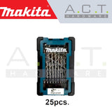 MAKITA HSS-GS METAL DRILL BIT SET (6PCS / 19PCS / 25PCS)