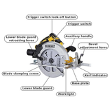 Dewalt DCS570N-B1, 184MM (7.3″) 18V Circular Saw (BARE TOOL ONLY)