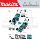MAKITA DLM382 CORDLESS LAWN MOWER