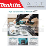 MAKITA DPO600 CORDLESS RANDOM ORBIT POLISHER