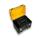 DEWALT HEAVY DUTY TOOL BOX, TSTAK II, DEEP BOX WITH LONG HANDLE, DWST83343-1