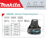 MAKITA ULTIMATE 3 POCKET FIXING POUCH, E-05147