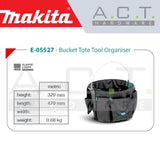 MAKITA BUCKET TOTE, E-05527