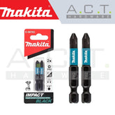 MAKITA IMPACT BLACK SCREW BIT, PH2, E-FORM, (2PCS), E-08763