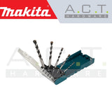 MAKITA T.C.T DRILL BIT SET (5PCS) WITH STRAIGHT SHANK/ MULTI MATERIAL