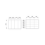 ELORA 1220-TBS100 SEPARATING PLATES 3 PCS 100MM