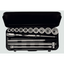 ELORA 770-S10 KM 3/4" BI-HEXAGON SOCKET SET METRIC 16 PCS