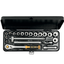 ELORA 870-JSU 3/8" BI-HEXAGON SOCKET SET METRIC 20 PCS