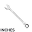 (FORCE 757) FLAT RATCHET WRENCH / INCHES