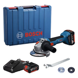 Bosch GWS 18V-8 Professional Cordless Angle Grinder Set, 100MM (4"), 11,000 RPM
