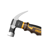 INGCO HCH81008D, 8OZ Mini Drop-Forged Claw Hammer with Ergonomic Fibreglass Handle