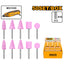INGCO 10PCS MOUNTED STONE SET FOR MINI GRINDER AKB1012