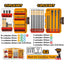 INGCO 44PCS SCREEN DRIVER BIT + MAGNETIC NUT SET AKDL24408