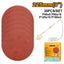 INGCO 30X 9" SANDING DISCS 5XP40 & P180,10XP80 & P120 AKRS225030