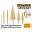 INGCO 3PC HSS STEPDRILL 4-12,4-20,4-32MM & 3PCS SAWDRILL 3,6,8MM AKSDS2061