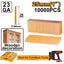 INGCO 25MM HEADLESS PIN NAIL 10000/BOX ANA06825