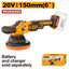 INGCO 20V 6" BL ANGLE POLISHER 2000-4500RPM APLI2015 (BARE UNIT)