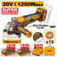 INGCO 20V 4" 3 SPEED 1250W PADDLE SW GRINDER 2X5.0 TABLESS BATT CAGLI235152