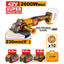 INGCO 42V BL 9" 2600W ANGLE GRINDER 2X4.0AH+10XCUT DISC+CASE CAGLI4260182