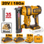 INGCO 20V LI-ION BRAD NAILER SIZE F15-F35 2X2.0AH+CHARGER & CASE CBNLI20686