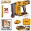 INGCO 20V BL PIN NAILER 10 - 35MM 1X2.0AH+CHARGER CBNLI3606