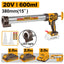 INGCO CCGLI20031 20V 600ML SEALANT CAULKING GUN 15" 380MM 2X2.0AH+CHARGER