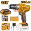INGCO 12V 1X1.5AH LI-ION DRILL CDLI1218