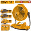 INGCO CFALI20112 20V 11" DC 3-SPEED FAN 2X2.0AH+CHARGER